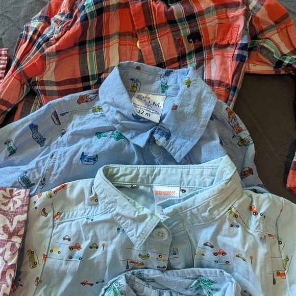Kids' Assorted Patterned Shirts LOT - Picture 8 of 8